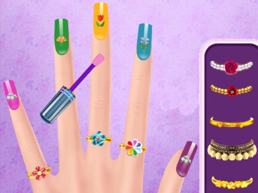 Sisters Nails Design 2 - browser game screenshot