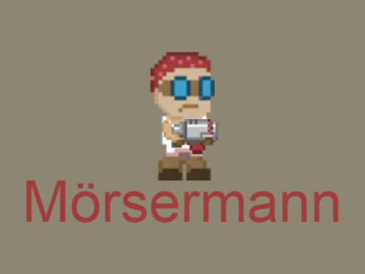 Mörsermann - browser game screenshot
