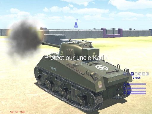 2020 Realistic Tank Battle Simulation - browser game screenshot