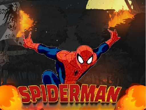 Spiderman Kill Robot - browser game screenshot