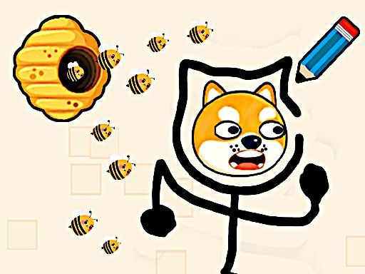 Protect My Dog - browser game screenshot