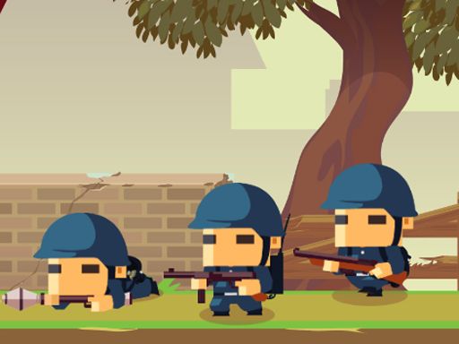 Army Block Squad - browser game screenshot