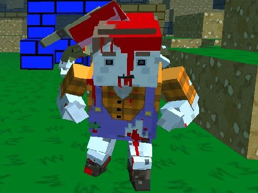 Pixel Gun Apocalypse 4 Zombie Invazion - browser game screenshot