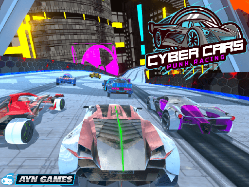 Cyber Cars Punk Racing - browser game screenshot