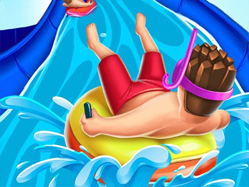 Aquapark Shark - browser game screenshot