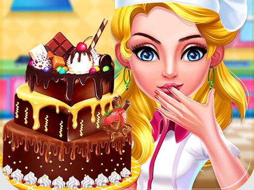 Chocolate Cake Party - browser game screenshot