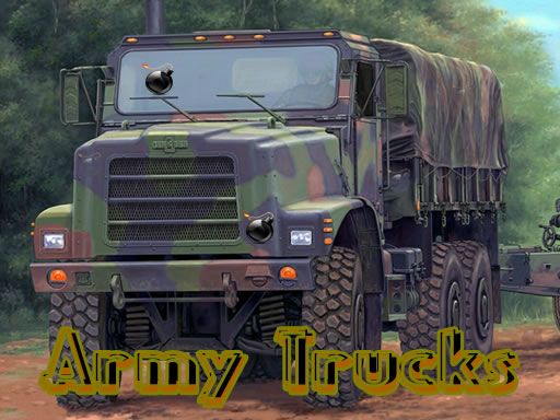 Army Trucks Hidden Objects - browser game screenshot