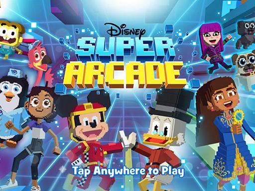 Disney Super Arcade - browser game screenshot
