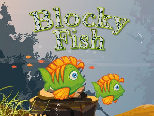 Blocky Fish - browser game screenshot