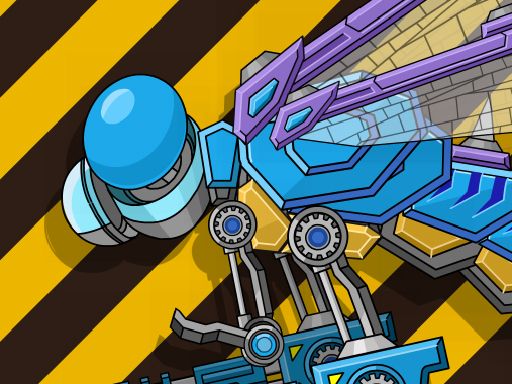 Robot Jurassic Dragonfly - browser game screenshot
