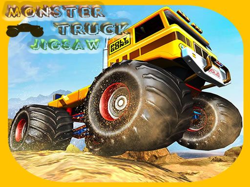Monster Trucks Jigsaw Monster Trucks Jigsaw - browser game screenshot