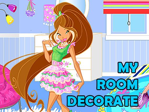 Winx Room Decorate - browser game screenshot