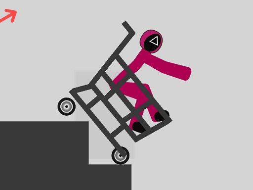 Squid Game Dismounting - browser game screenshot