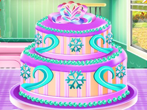 Girl Chef Cooking Cake - browser game screenshot
