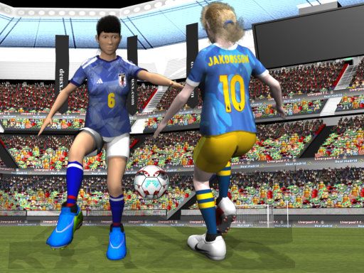 Womens World Cup 2023 - browser game screenshot