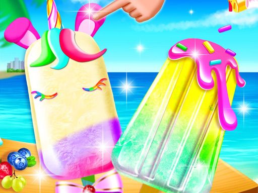 Unicorn Ice Pop - browser game screenshot