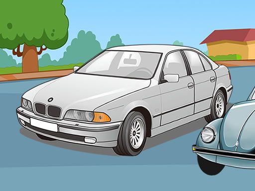 German Cars Jigsaw - browser game screenshot