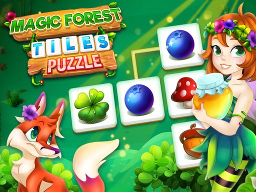 Magic Forest : Tiles puzzle - browser game screenshot