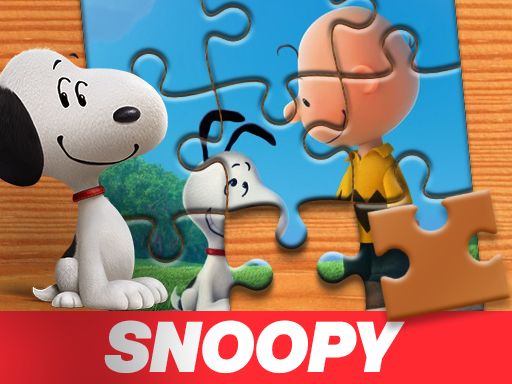 Snoopy Jigsaw Puzzle - browser game screenshot