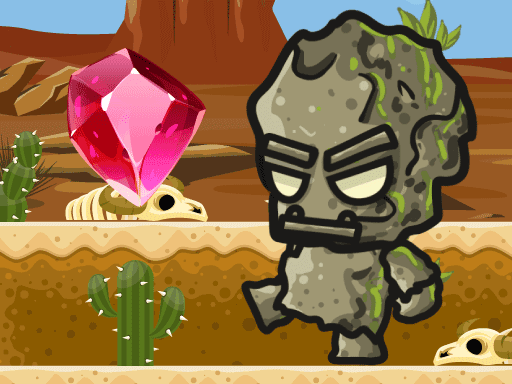Golem Adventure - browser game screenshot