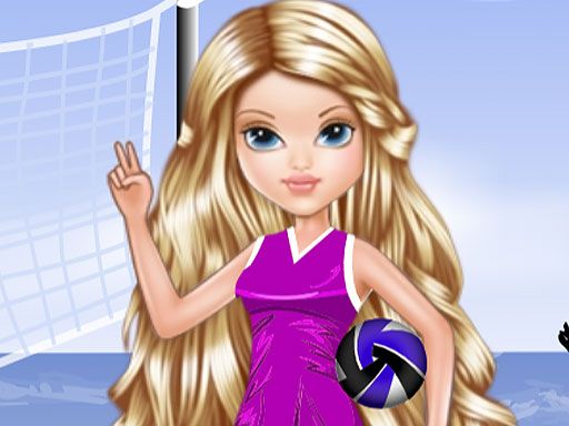 Barbie Volleyball Dress - browser game screenshot