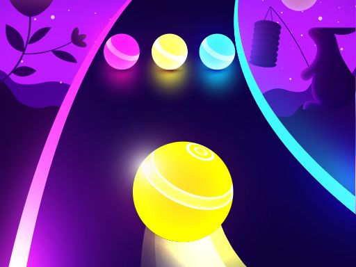 Dancing Road: Color Ball Run! - browser game screenshot