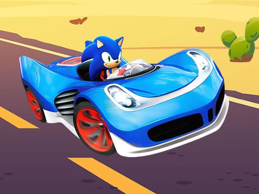 Sonic Racing Jigsaw - browser game screenshot