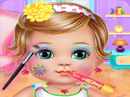 Baby Dress Up and Makeup - browser game screenshot