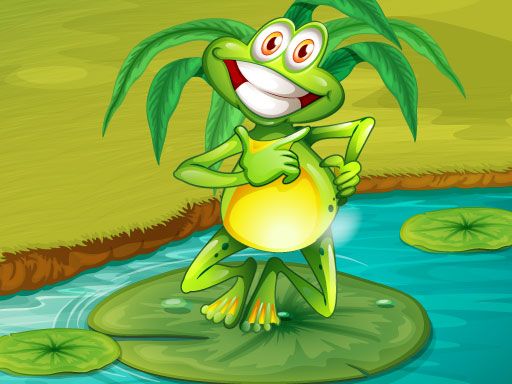 Frog Block - browser game screenshot