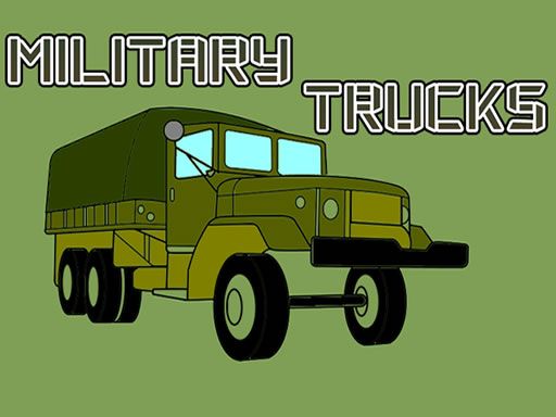 Military Trucks Coloring Military Trucks Coloring - browser game screenshot