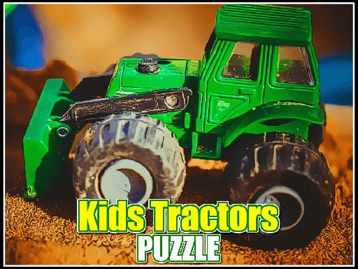 Kids Tractors Puzzle - browser game screenshot
