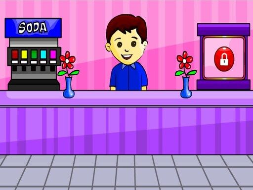 Soda Shop Escape - browser game screenshot