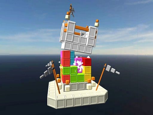 Castle Destruction Blocks - browser game screenshot