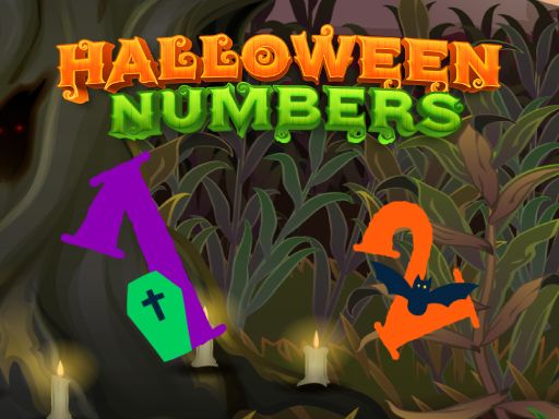 Halloween Numbers - browser game screenshot