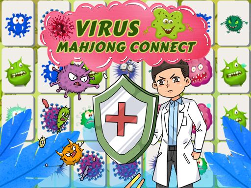 Virus Mahjong Connection - browser game screenshot