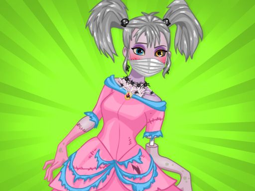 Princess Cute Zombies April Fun - browser game screenshot