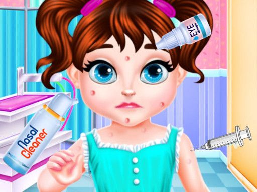 Baby Taylor Spring Allergy - browser game screenshot