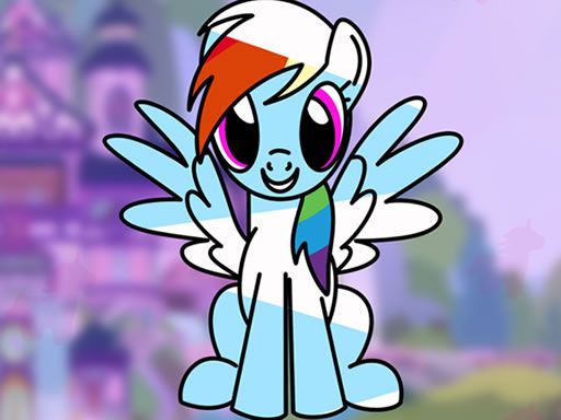 My Little Pony Coloring Book Online - browser game screenshot