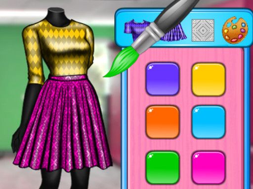 Talent Girl Art Classes - browser game screenshot