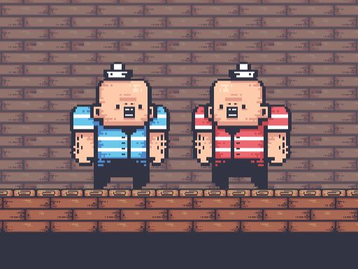 2 Player Red Blue Pirates  - browser game screenshot