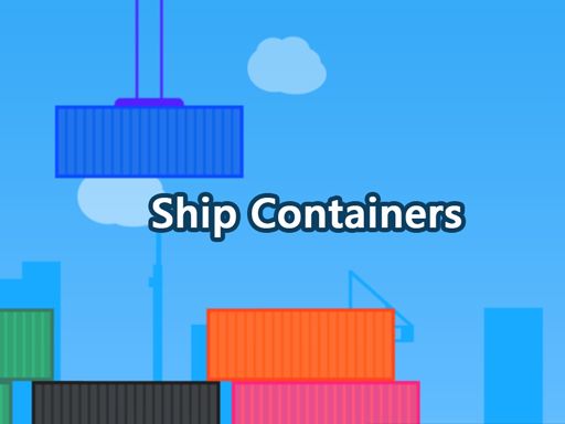 Ship containers - browser game screenshot