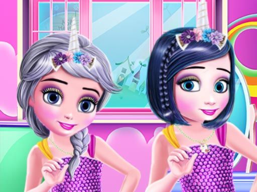 BABY UNICORN OUTFITS - browser game screenshot