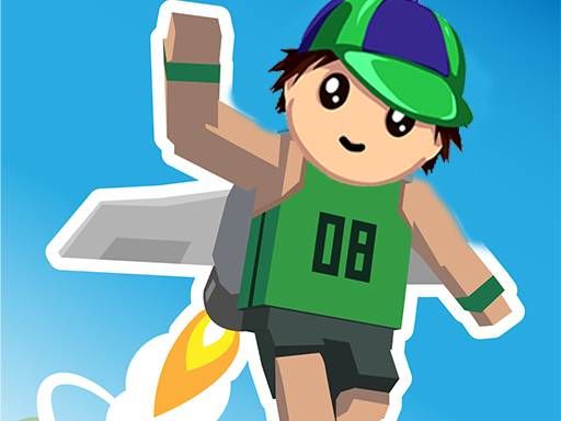 Jetpack Jump kid Game - browser game screenshot