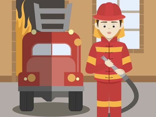 Firefighters Match 3 - browser game screenshot