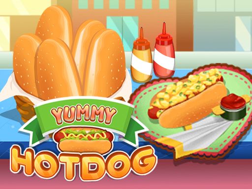 Yummy Hotdog - browser game screenshot