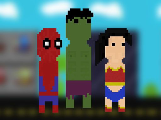 Super Heroes Runner - browser game screenshot