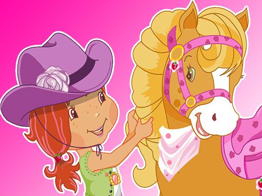 Strawberry Shortcake and Pony - browser game screenshot
