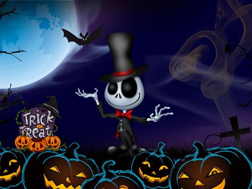 Scary Halloween Differences - browser game screenshot
