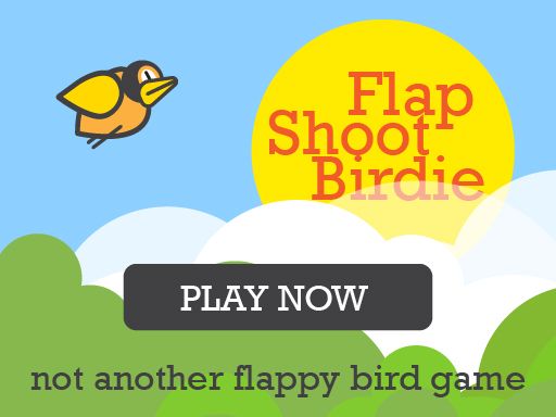 Flap Shoot Birdie Mobile Friendly FullScreen Game - browser game screenshot