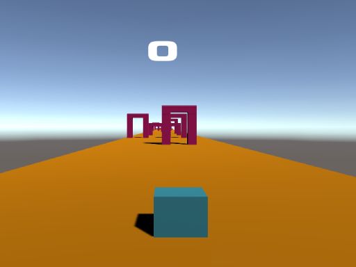 Cube Runner 3D - browser game screenshot